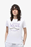 Vans Lokkıt Kadın Beyaz T-Shirt VN000FFQWHT1