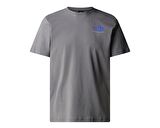 The North Face M Graphic S/S Tee 3 Erkek Günlük Tişört NF0A87EW0UZ1 Gri