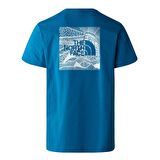 M S/S REDBOX CELEBRATION TEE BLUE