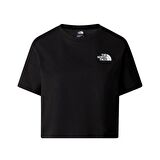 W SIMPLE DOME CROPPED SLIM TEE Bayan T-Shirt NF0A87U4JK31