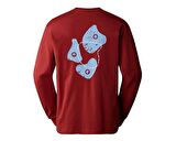 M Outdoor Graphic L/S Erkek Outdoor Sweatshirts NF0A880VPOJ1 Kırmızı