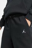 Nike Jordan Essentials Fleece Standart Fit Kesim Siyah Erkek Eşofman Altı