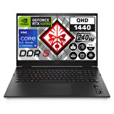 HP Omen 17-CK2001NT Intel Core i9 13900HX 32GB 2TB SSD Windows 11 Home RTX4090 16GB 17.3" QHD 240HZ Taşınabilir Bilgisayar 7P6D4EA05 + Zetta Çanta