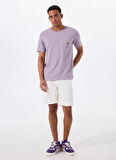 Billabong TROPPO PREMIUM SS 24A351512 Mor Bisiklet Yaka Regular Fit Düz Erkek T-Shirt