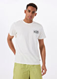 Billabong SCENIC ARCH ADIV SS 24A501539 Krem Bisiklet Yaka Regular Fit Düz Erkek T-Shirt