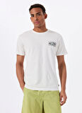 Billabong SCENIC ARCH ADIV SS 24A501539 Krem Bisiklet Yaka Regular Fit Düz Erkek T-Shirt