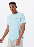 Billabong HACK PREMIUM WW SS 24A521521 Mavi Bisiklet Yaka Regular Fit Düz Erkek T-Shirt
