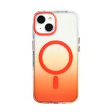 Gpack iPhone 14 uyumlu Kılıf Toros M-Safe Şarj Özellikli Transparan Renk Geçişli Silikon
