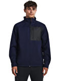 Under Armour 1371586-411-M Shield Jacket Mavi Düz Erkek Mont