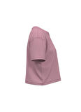 Under Armour Pembe Kız Çocuk Kısa Kollu Bol Kesim Düz T-Shirt 1379987-697 Motion SS