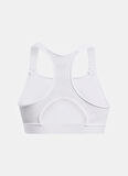 Under Armour 1379195-100-UA HeatGear High Beyaz Sporcu Sütyeni