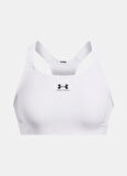 Under Armour 1379195-100-UA HeatGear High Beyaz Sporcu Sütyeni