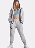 1379846-011 Unstoppable Flc Jogger Lastikli Bel Loose Fit Gri Kadın Eşofman Altı