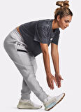 1379846-011 Unstoppable Flc Jogger Lastikli Bel Loose Fit Gri Kadın Eşofman Altı