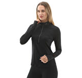 A1379349-001 Under Armour Ua Launch Pro Half Zip Kadın Sweatshirt Siyah