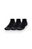Under Armour 1379504 Ua Performance Tech 3Pk Low Çorap Siyah Unisex Çorap