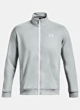 Gri Erkek Fermuarlı Yaka Normal Kalıp Zip Ceket 1329293-011 SPORTSTYLE TRICOT JACKE