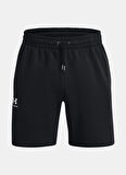 Under Armour 1380377-001-UA Icon Fleece Short Siyah Lastikli Bel Normal Düz Erkek Şort