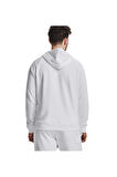 Under Armour 1379757 Rival Fleece Hoodie Beyaz Erkek Sweatshirt