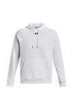 Under Armour 1379757 Rival Fleece Hoodie Beyaz Erkek Sweatshirt