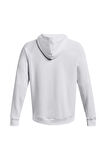 Under Armour 1379757 Rival Fleece Hoodie Beyaz Erkek Sweatshirt