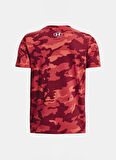 Under Armour Kamuflaj Kırmızı Erkek Çocuk T-Shirt 1376733-690 UA SPORSTYLE LOGO AOP S
