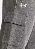 Gri Erkek Lastikli Bel Normal Kalıp Eşofman Altı 1382134-026 UA Rival Fleece Cargo J