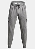 Gri Erkek Lastikli Bel Normal Kalıp Eşofman Altı 1382134-026 UA Rival Fleece Cargo J