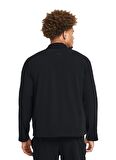 Under Armour 1383029-001 UA Unstoppable Vented J Siyah Gömlek Yaka Bol Kesim Erkek Zip Ceket