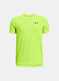 Under Armour Düz Sarı Erkek Çocuk T-Shirt 1363284-731-UA Tech 2.0 SS