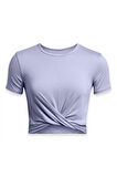Under Armour 1383647 Motion Crossover Crop Mor Kadın T-Shirt