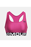 Kadın HeatGear® Armor Mid Branded Spor Sütyeni 1383544-686