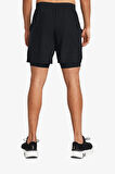 Under Armour Launch 7 2-In-1 S Erkek Siyah Şort 1382641-001