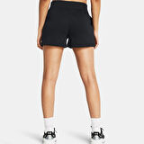 Under Armour Rival Fleece Kadın Siyah Antrenman Şortu