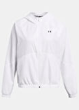 Under Armour Beyaz Kadın Rüzgarlık 1382698-100 UA Rival Sport Windbrea