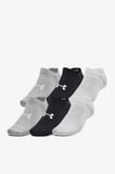 Under Armour Essential No Show 6Pk Unisex Siyah Çorap 1382611-002