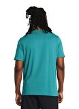 Under Armour 1383191-464 UA Pjt Rck Payoff Graph Petrol Erkek Bisiklet Yaka Oversize T-Shirt