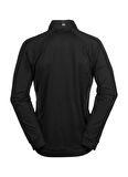 Siyah Erkek Fermuarlı Yaka Normal Kalıp Zip Ceket 1383146-001 UA Drive Full Zip