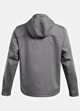 Gri Erkek Kapüşon Yaka Normal Kalıp Zip Ceket 1371587-025 SHIELD HOODED JACKET