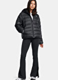 Siyah Kadın Kapüşon Yaka Normal Kalıp Zip Ceket 1385852-001 LEGEND DOWN HOODED JACK