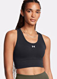 Under Armour 1384419-001-Vanish Seamless Mid Bra Siyah Sporcu Sütyeni