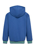 Converse Baskılı Erkek Çocuk Mavi Sweatshırt 9CG041-BLD-CNVB RETRO VARSITY FT