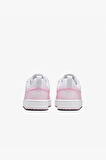 Nike Court Borough Low Recraft (GS) DV5456-105 Beyaz-Pembe Kadın Spor Ayakkabı