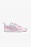 Nike Court Borough Low Recraft (GS) DV5456-105 Beyaz-Pembe Kadın Spor Ayakkabı