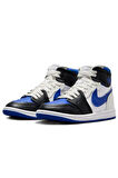 Air Jordan 1 High Method Of Make Unisex Sneaker Hakiki Deri Bilekli Günlük Spor Ayakkabı Mavi