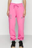 Nike Sportswear Phoenix Fleece Yüksek Belli Oversize Kesim Pembe Kadın Eşofman Altı