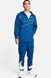 Nike Dri-Fit Fleece Hoodie Full Zip Energy Erkek Mavi Spor Sweatshrit