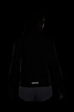Nike Dri-Fit Swoosh Mid Kadın Siyah Çeyrek Fermuar Kadın Spor Sweatshrit 