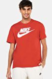 Nike Sportswear Clup Standart Kesim Kırmızı Erkek Spor Tişört