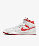 NİKE Jordan Air 1 Mid SE Erkek Beyaz Spor Ayakkabı